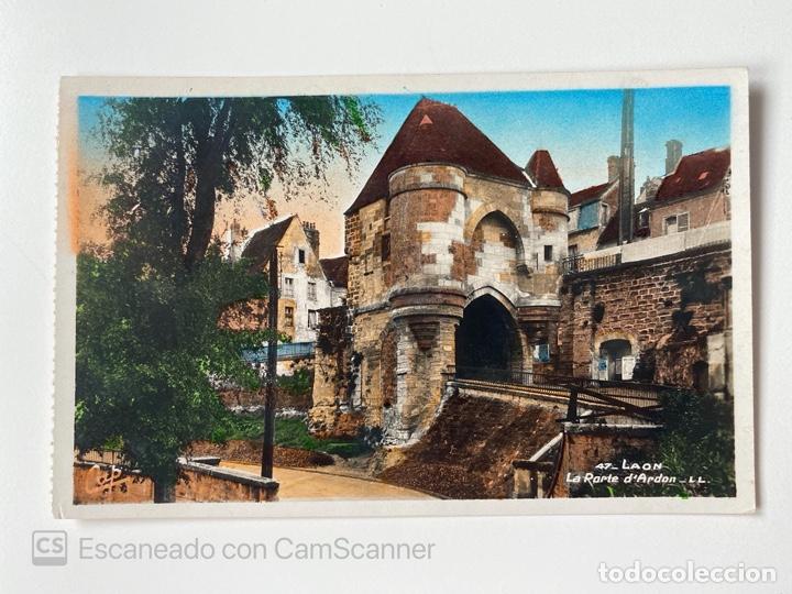 Cartoline: TARJETA POSTAL. FRANCIA. AISNE. LAON. 47.- LA PORTE D'ARDON. LL.
