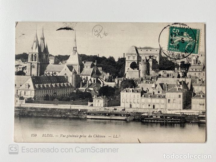 Cartoline: TARJETA POSTAL. FRANCIA. LOIR Y CHER. BLOIS. 159.- VUE GENERALE PRISE DU CH&Acirc;TEAU. LL.