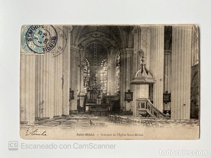 Postales: TARJETA POSTAL. FRANCIA. MOSA. SAINT-MITHIEL. INTERIEUR DE L'EGLISE SAINT-MICHEL