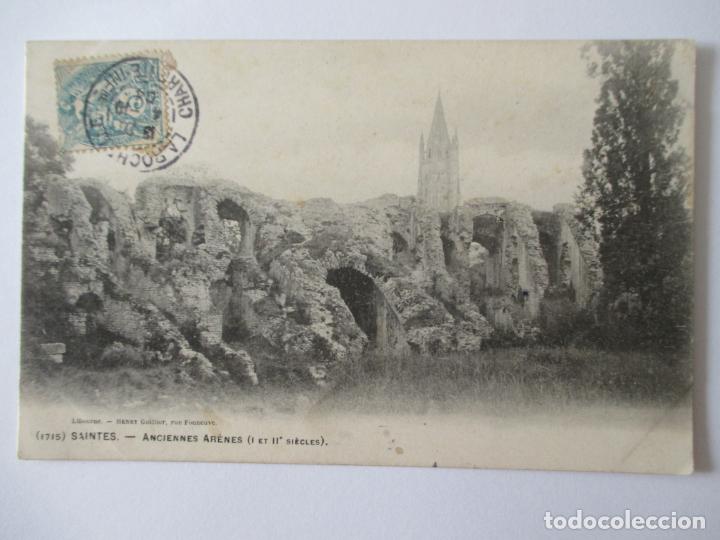 Postales: TARJETA POSTAL DE FRANCIA. 1715 SAINTES. ANCIENNES ARENES LIBOURNE
