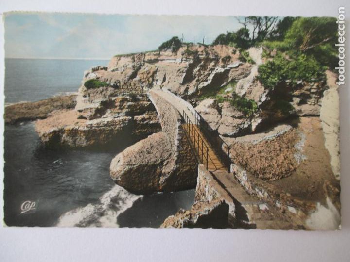 Postales: TARJETA POSTAL DE FRANCIA. 721 ST PALAIS SUR MER LA CORNICHE ET LE PONT DES CONTREBANDIERS