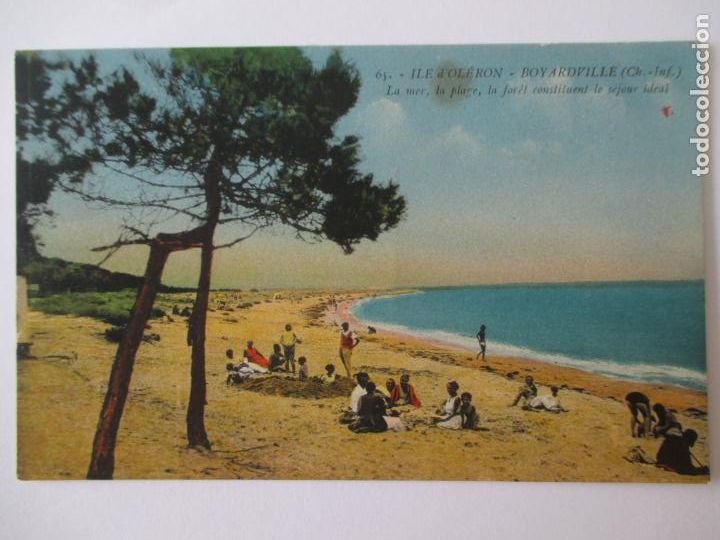 Postales: TARJETA POSTAL DE FRANCIA. 65 ILE D&acute;OLERON BOYARDVILLE PLAGE