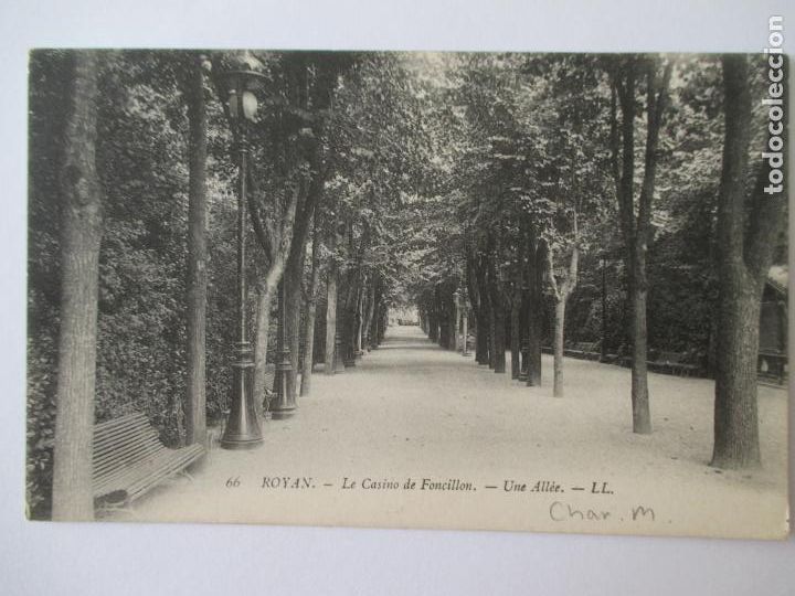Postales: TARJETA POSTAL DE FRANCIA. 66 ROYAN LE CASINO DE FONCILLON UNE ALLE LL