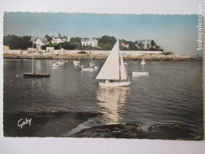 Postais: TARJETA POSTAL DE FRANCIA. 127 SAINT PALAIS SUR MER CORNISHE ET LE PORT