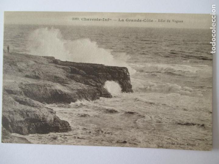 Postales: TARJETA POSTAL DE FRANCIA. 2089 CHAVENTE LA GRANDE COTE EFFET DE VAGUES