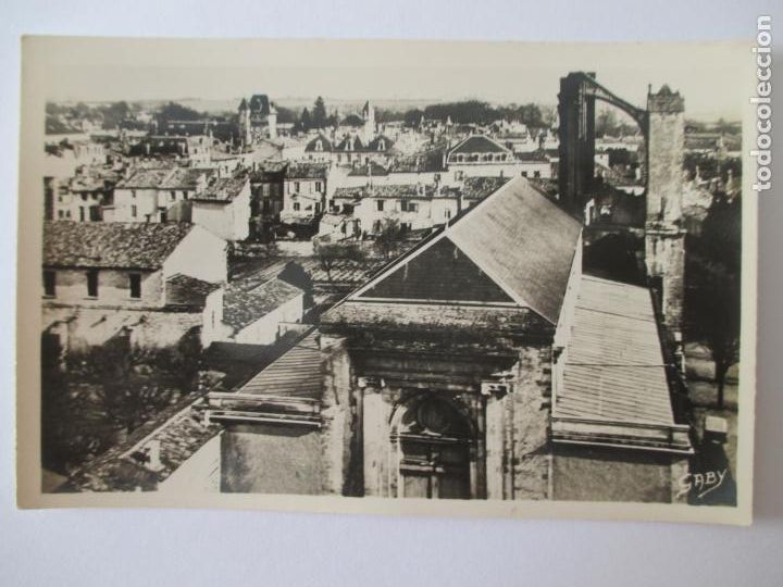 Postales: TARJETA POSTAL DE FRANCIA. 3 SAINT JEAN D&acute;ANGELY VUE PANORAMIQUE