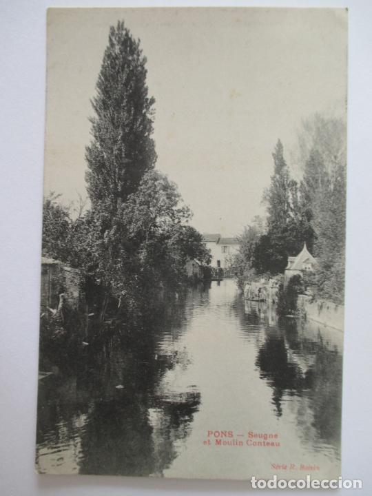 Postcards: TARJETA POSTAL DE FRANCIA. PONS SEUGNE ET MOULIN CONTEAU R. BOIVIN