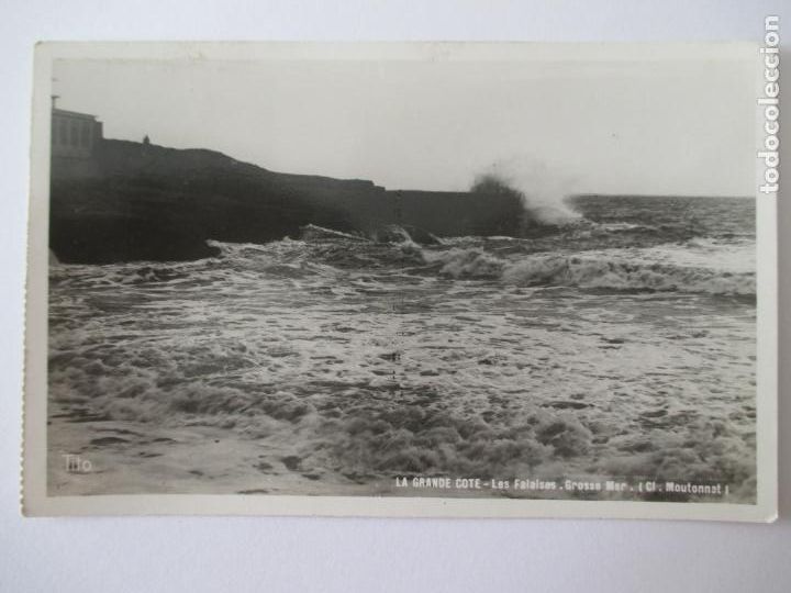 Postcards: TARJETA POSTAL DE FRANCIA. LA GRANDE COTE LES FALAISES GROSSE MER