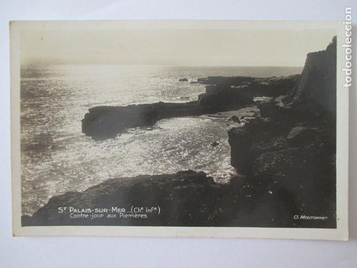 Cartoline: TARJETA POSTAL DE FRANCIA. ST PALAIS SUR MER CONTRE JOUR AUX PIERRIERES
