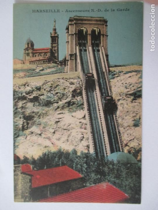 Postcards: TARJETA POSTAL DE FRANCIA. MARSEILLE ASCENSEURS N-D DE LA GARDE