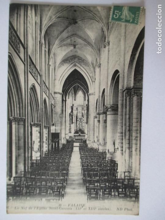 Postcards: TARJETA POSTAL DE FRANCIA. 30 FALAISE LA NEF EGLISE SAINT GERVAIS