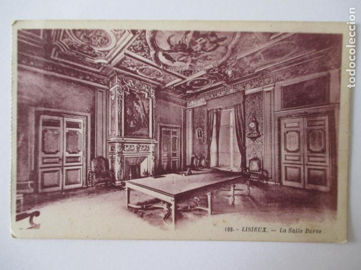 Postais: TARJETA POSTAL DE FRANCIA. 106 LISIEUX LA SALLE DOREE