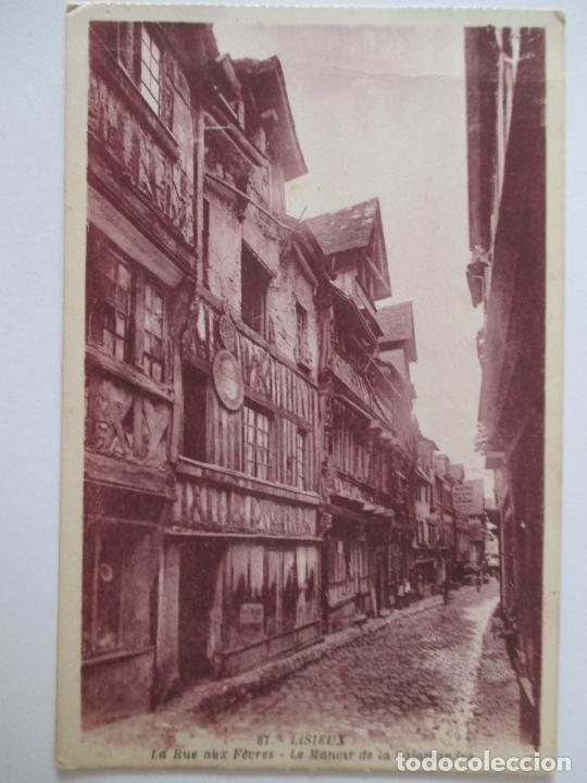 Postkarten: TARJETA POSTAL DE FRANCIA. 87 LISIEUX LA RUE AUX FEVRES. LE MANOIR DE LA SALAMANDRE