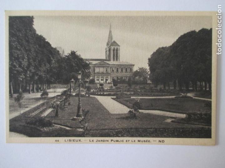 Postcards: TARJETA POSTAL DE FRANCIA. 46 LISIEUX LE JARDIN PUBLIC ET LE MUSEE ND