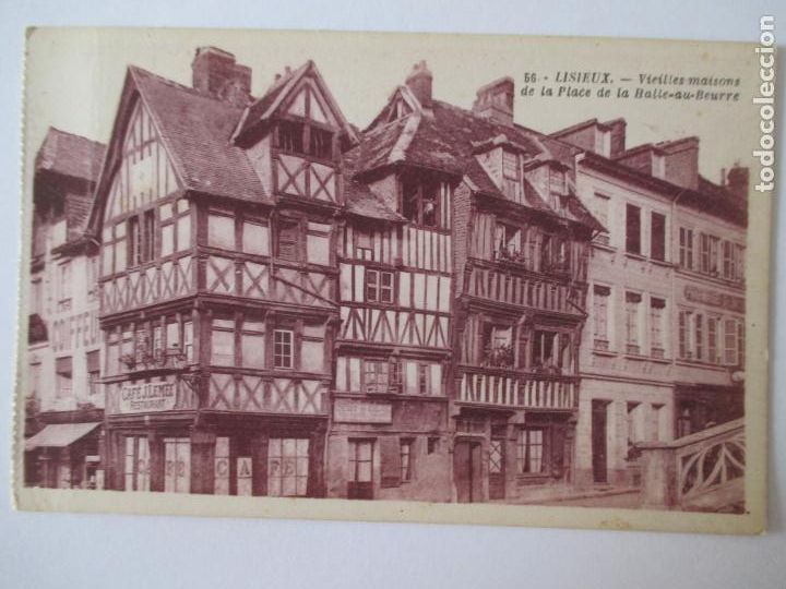 Postkarten: TARJETA POSTAL DE FRANCIA. 56 LISIEUX VIEILLES MAISONS DE LA PLACE DE LA HALLE AU BEURRE
