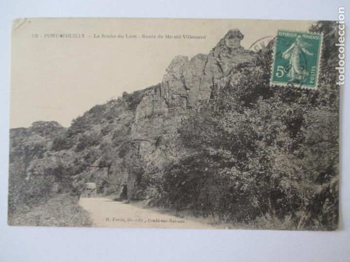 Postcards: TARJETA POSTAL DE FRANCIA. 126 PONT D&acute;OUILLY LA ROCHE DU LION ROUTE DE MENIL VILLEMENT