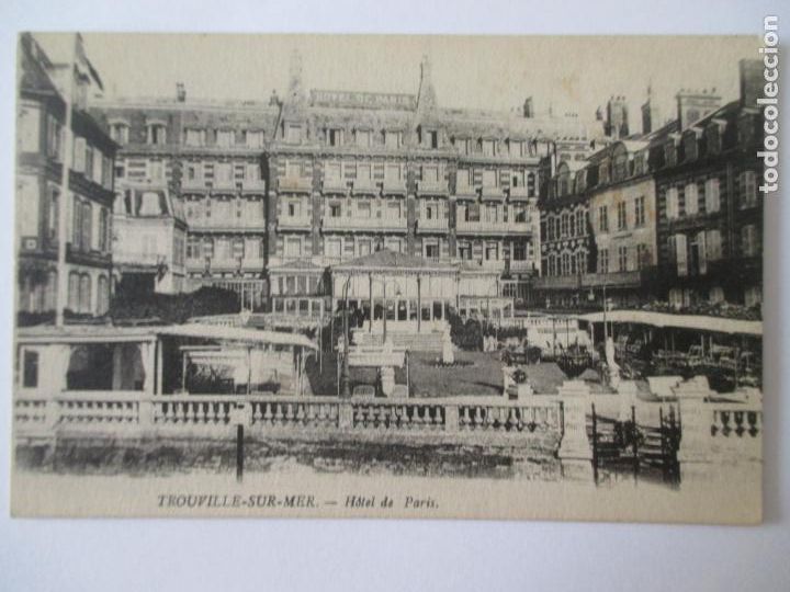 Postais: TARJETA POSTAL DE FRANCIA. TROUVILLES SUR MER HOTEL DE PARIS