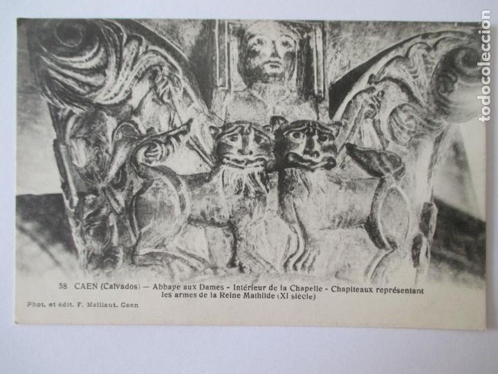 Postais: TARJETA POSTAL DE FRANCIA. 58 CEN CALVADOS ABBAYE AUX DAMES