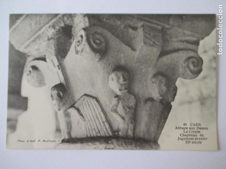 Postais: TARJETA POSTAL DE FRANCIA. 40 CAEN ABBAYE AUX DAMES LA CRYPTE