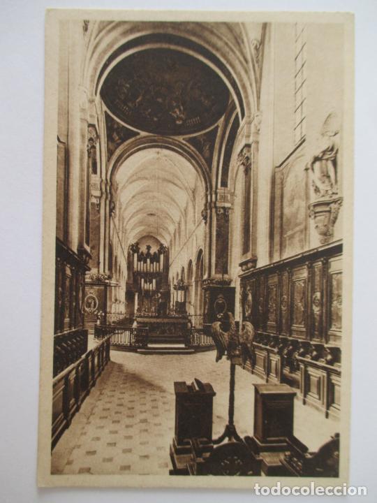 Postais: TARJETA POSTAL DE FRANCIA. ABBAYE DE MONDAYE CALVADOS INTERIEUR EGLISE