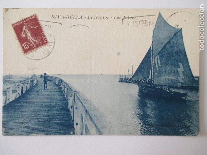 Cartoline: TARJETA POSTAL DE FRANCIA. RIVA BELLA CALVADOS LES JETEES