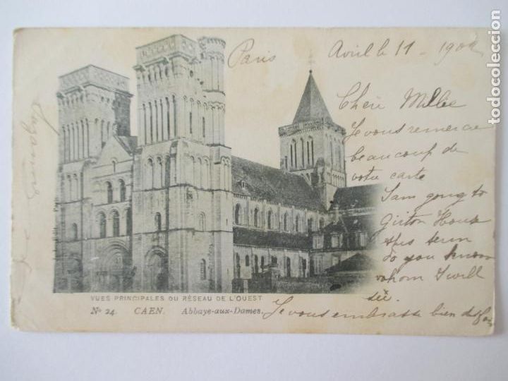 Cartoline: TARJETA POSTAL DE FRANCIA. 24 CAEN. ABBAYE AUX DAMES.