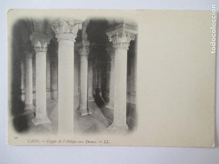 Postcards: TARJETA POSTAL DE FRANCIA. 19 CAEN CRYPTE DE L&acute;ABBAYE AUX DAMES LL