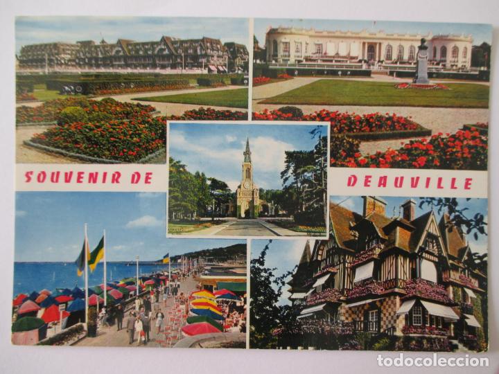 Postkarten: TARJETA POSTAL DE FRANCIA. DEAUVILLE PLAGE FLEURIE 2509 LE NORMANDY HOTEL LA PROMENADE