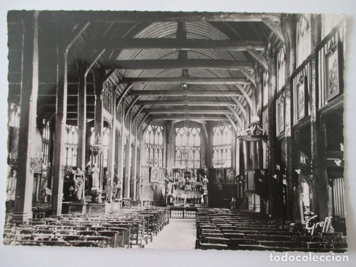 Postkarten: TARJETA POSTAL DE FRANCIA. 624 HONFLEUR CALVADOS. INTERIEUR DE EGLISE SAINTE CATHERINE