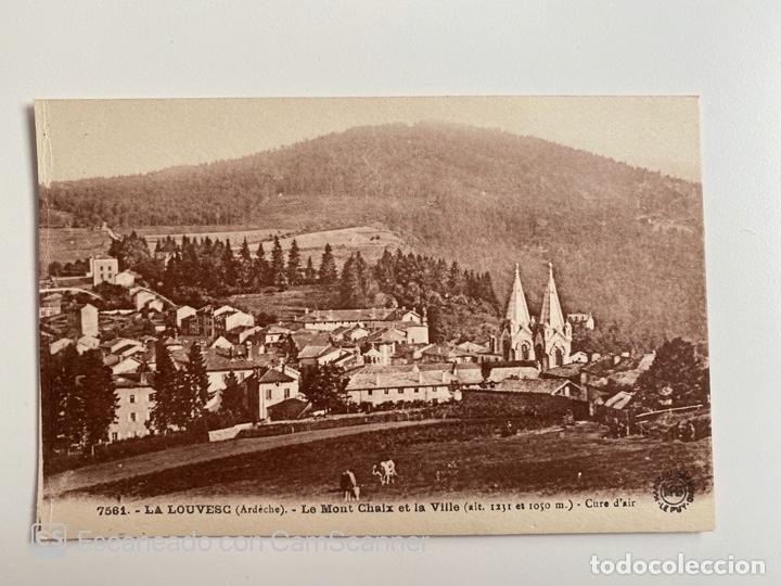 Postales: TARJETA POSTAL. FRANCIA. ARD&Egrave;CHE. LA LOUVESC. LE MONT CHAIX ET LA VILLE