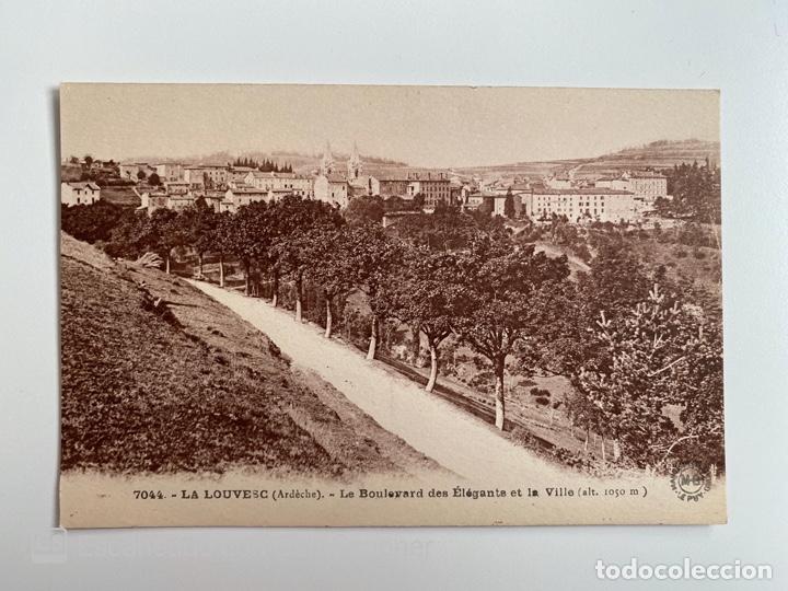 Postales: TARJETA POSTAL. FRANCIA. ARD&Egrave;CHE. LA LOUVESC. VLE BOULEVARD DES ELEGANTS ET LA VILLE