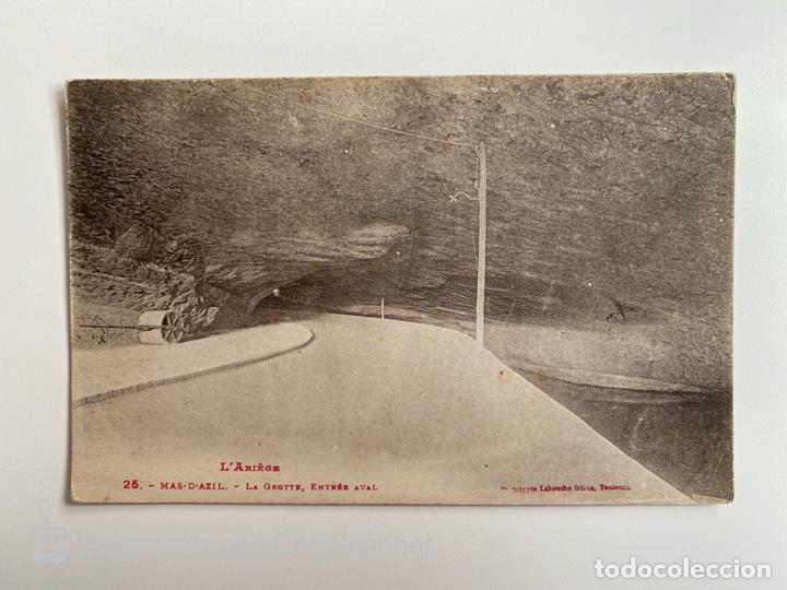 Postcards: TARJETA POSTAL. FRANCIA. ARI&Egrave;GE. MAS D'AZIL. LA GROTTE, ENTR&Eacute;E AVAL.
