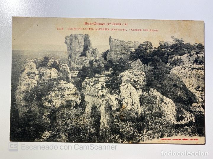 Cartes Postales: TARJETA POSTAL. FRANCIA. AVEYRON. MONTEPELLIER-LE-VIEUX. CIRQUE DES AMATS