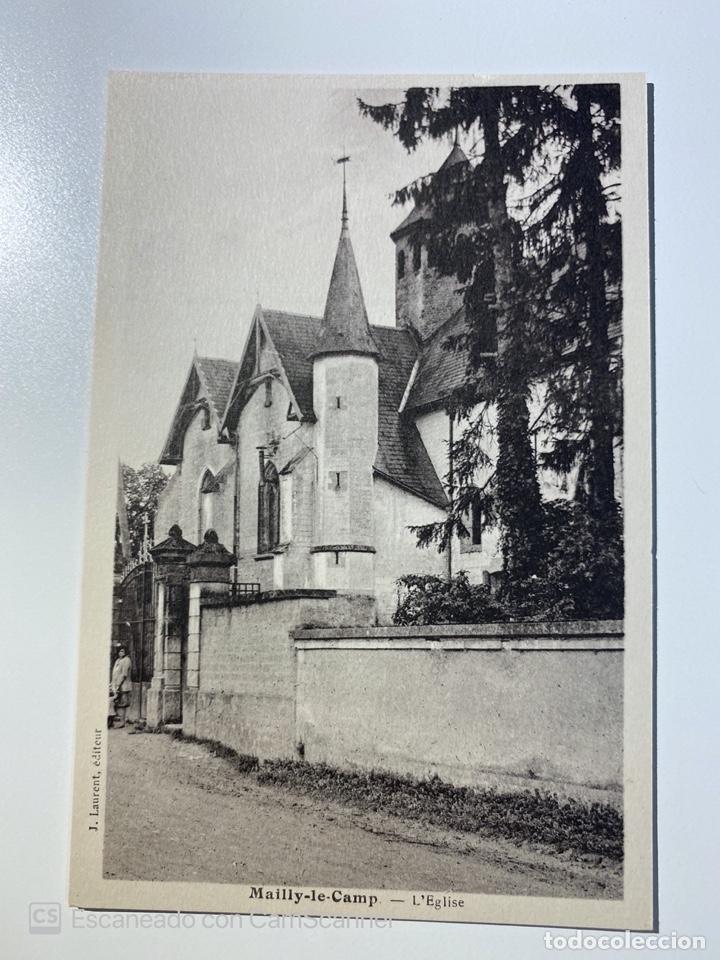 Postcards: TARJETA POSTAL. FRANCIA. AUBE. MAILLY-LE-CAMP. L'EGLISE
