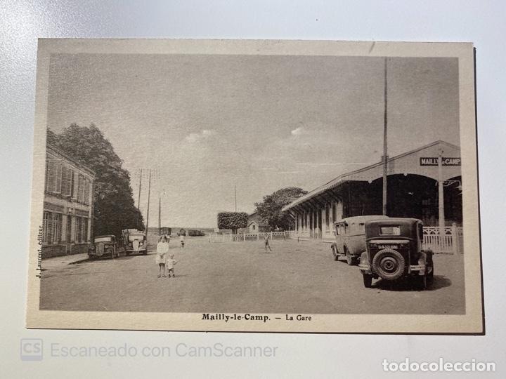 Postcards: TARJETA POSTAL. FRANCIA. AUBE. MAILLY-LE-CAMP. LE GARE