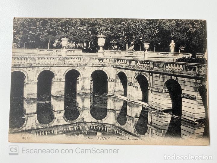 Cartes Postales: TARJETA POSTAL. FRANCIA. GARD. NIMES. BAINS ROMAINS.