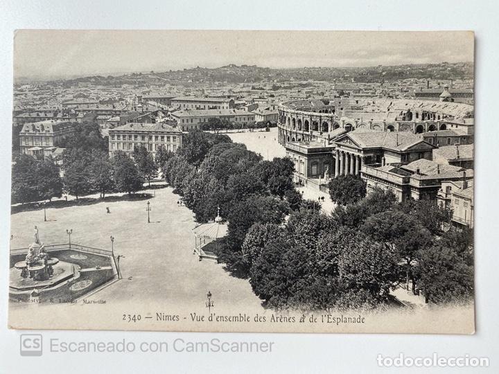 Cartes Postales: TARJETA POSTAL. FRANCIA. GARD. NIMES. VUE D'ENSEMBLE DES AR&Eacute;NES ET DE L'ESPLANADE