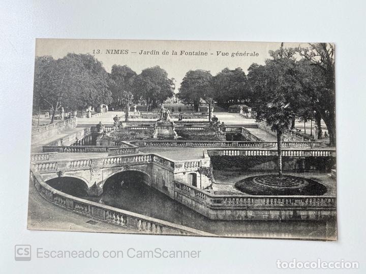 Cartes Postales: TARJETA POSTAL. FRANCIA. GARD. NIMES. JARDIN DE LA FONTAINE,VUE GENERALE.