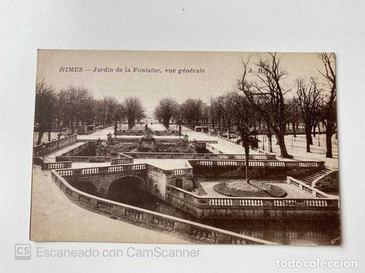Postales: TARJETA POSTAL. FRANCIA. GARD. NIMES. JARDIN DE LA FONTAINE, VUE GENERALE.