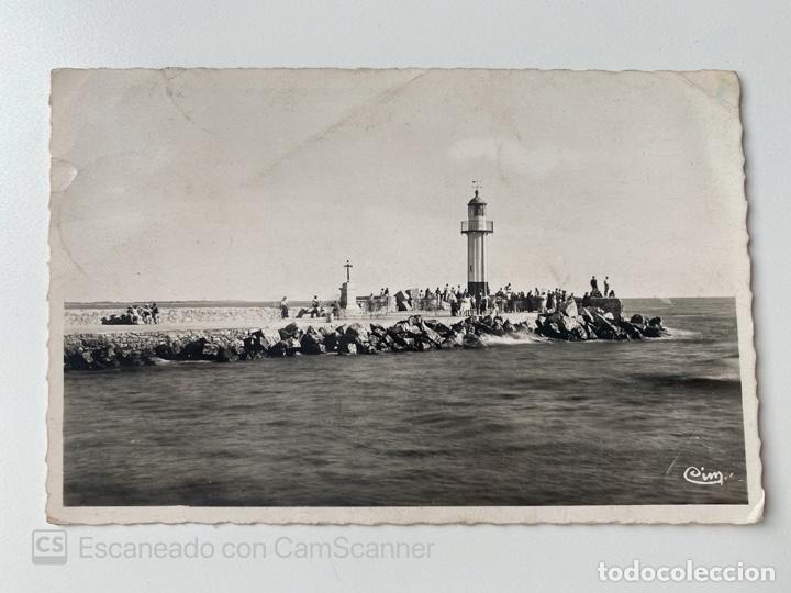 Postais: TARJETA POSTAL. FRANCIA. GARD. LE GRAU-DU-ROI. LE PHARE ET LA JET&Eacute;E