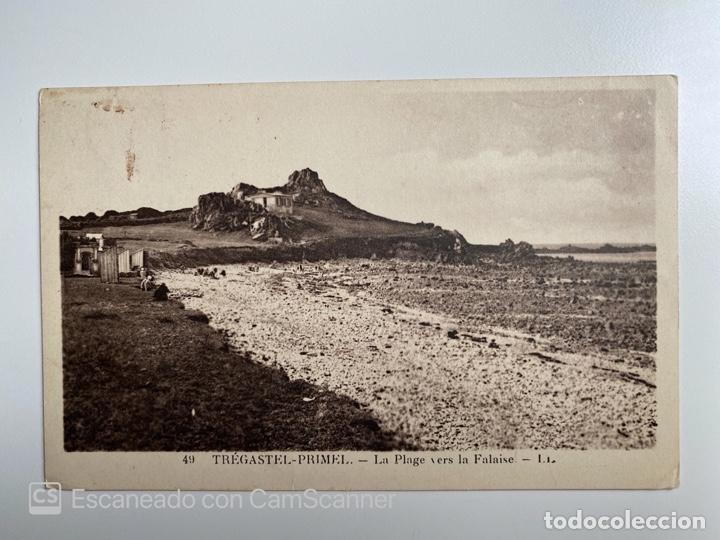Postais: TARJETA POSTAL. FRANCIA. COSTAS DE ARMOR. TEGASTEL-PRIMEL. LA PLAGE VER LA FALAISE. LL.