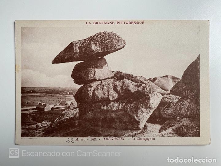 Postais: TARJETA POSTAL. FRANCIA. COSTAS DE ARMOR. TREGASTEL. LE CHAMPIGNON.