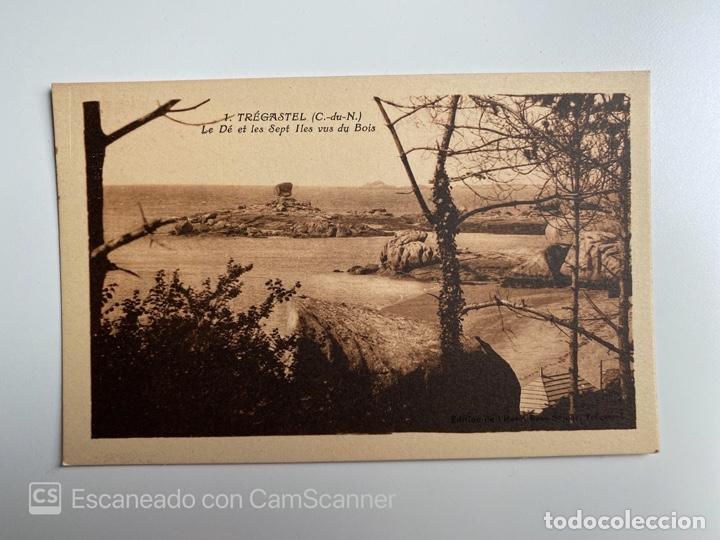 Postales: TARJETA POSTAL. FRANCIA. COSTAS DE ARMOR. GUINGAMP. TREGASTEL. LE DE ET LES SEPT ILES VUS DU BOIS