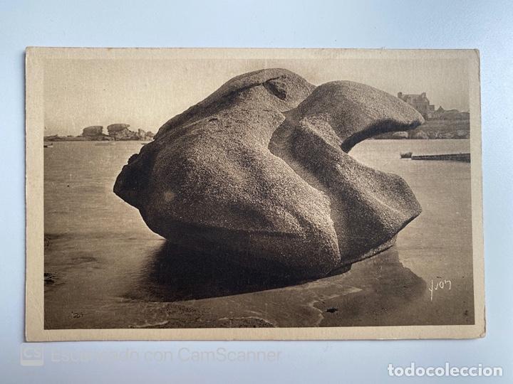 Postales: TARJETA POSTAL. FRANCIA. COSTAS DE ARMOR. TREGASTEL. LE ROCHER DE LA SORCIERE