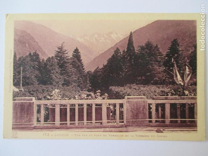 Postales: TARJETA POSTAL DE FRANCIA. 172 LUCHON VUE SUR LE FOND DE VENASQUE DE LA TERRASSE DU CASINO