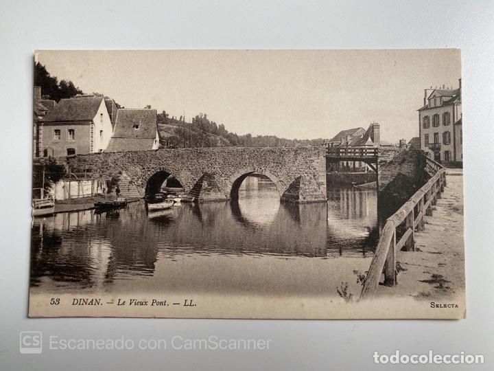 Postais: TARJETA POSTAL. FRANCIA. COSTAS DE ARMOR. DINAN. LE VIEUX PONT. LL.