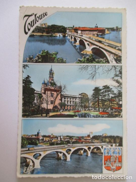 Postais: TARJETA POSTAL DE FRANCIA. 605 TOULOUSE LA VILLE ROSE. PONT NEUF