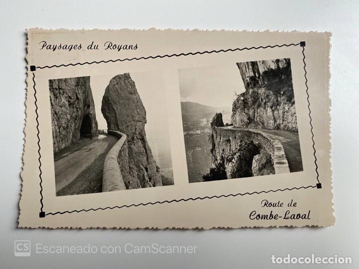 Postales: TARJETA POSTAL. FRANCIA. DR&Ocirc;ME. ROYANS. ROUTE DE COMBE-LAVAL. PAYSAGES DU ROYANS.