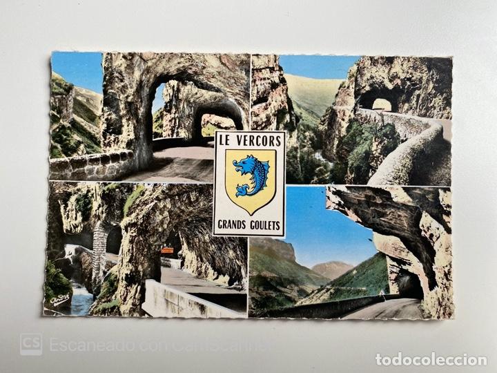 Postales: TARJETA POSTAL. FRANCIA. DR&Ocirc;ME. LE VERCORS. GRANDS GOULETS.