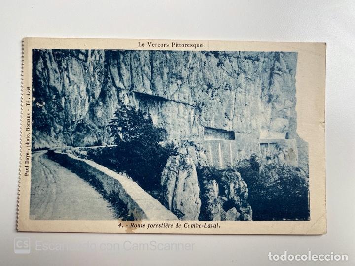Postais: TARJETA POSTAL. FRANCIA. DR&Ocirc;ME. 4. ROUTE FORESTI&Egrave;RE DE COMBE-LAVAL.